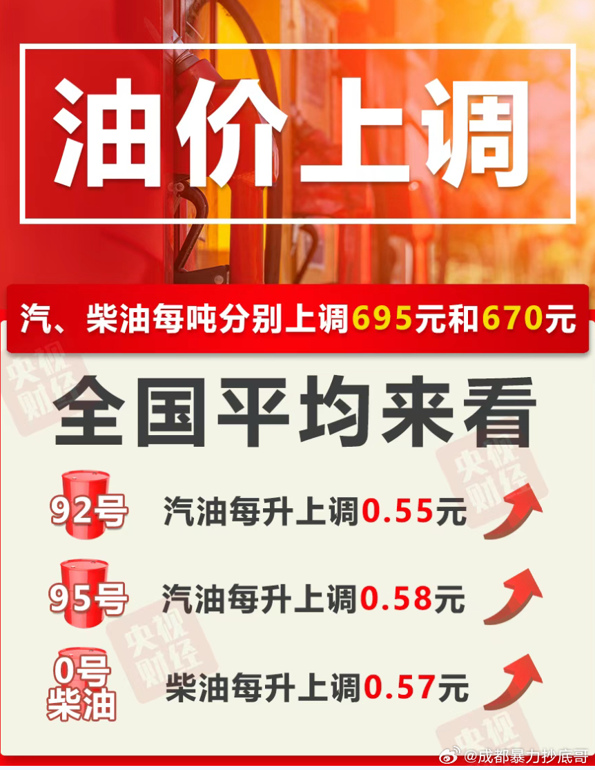 这油价蹭蹭地涨，今天晚上去把油加了 