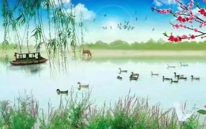 闲吟：夏临

文/原点

三春谢暮夏初临，

碧水柔情入我心。

燕剪云烟风剪柳