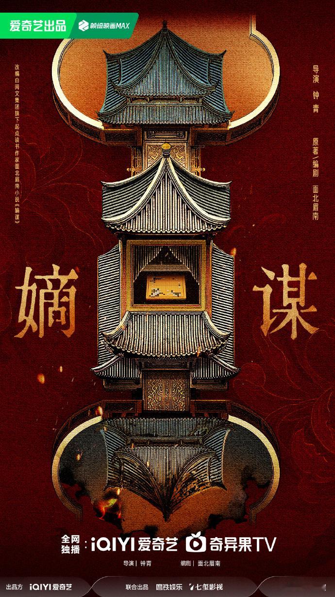 嫡谋不改名才是真嫡谋嫡谋概念海报宅斗党狂喜！钟青导演搭档原作者面北眉南编剧，双保
