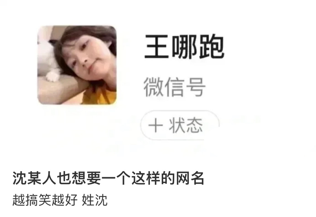 哈哈哈哈哈我也想要个这样的网名[笑cry] ​​​