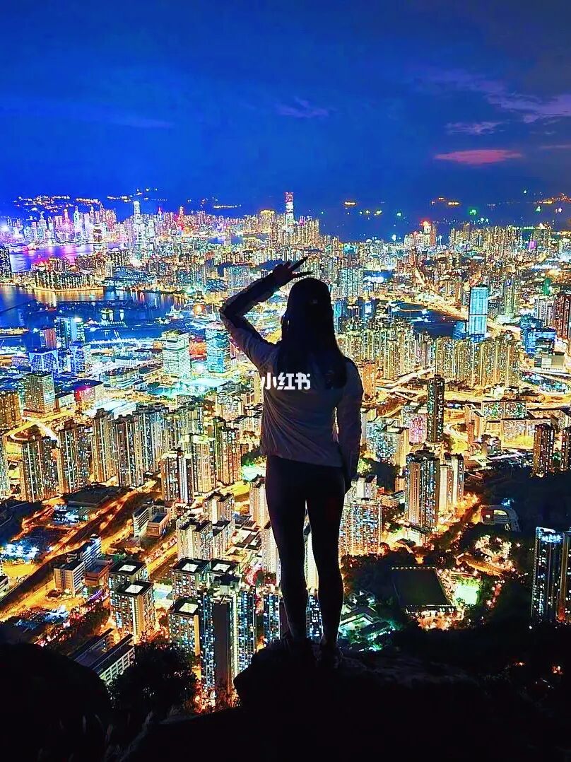 📍自殺崖·飛鵝山．欣賞維港夜景的最佳地點！