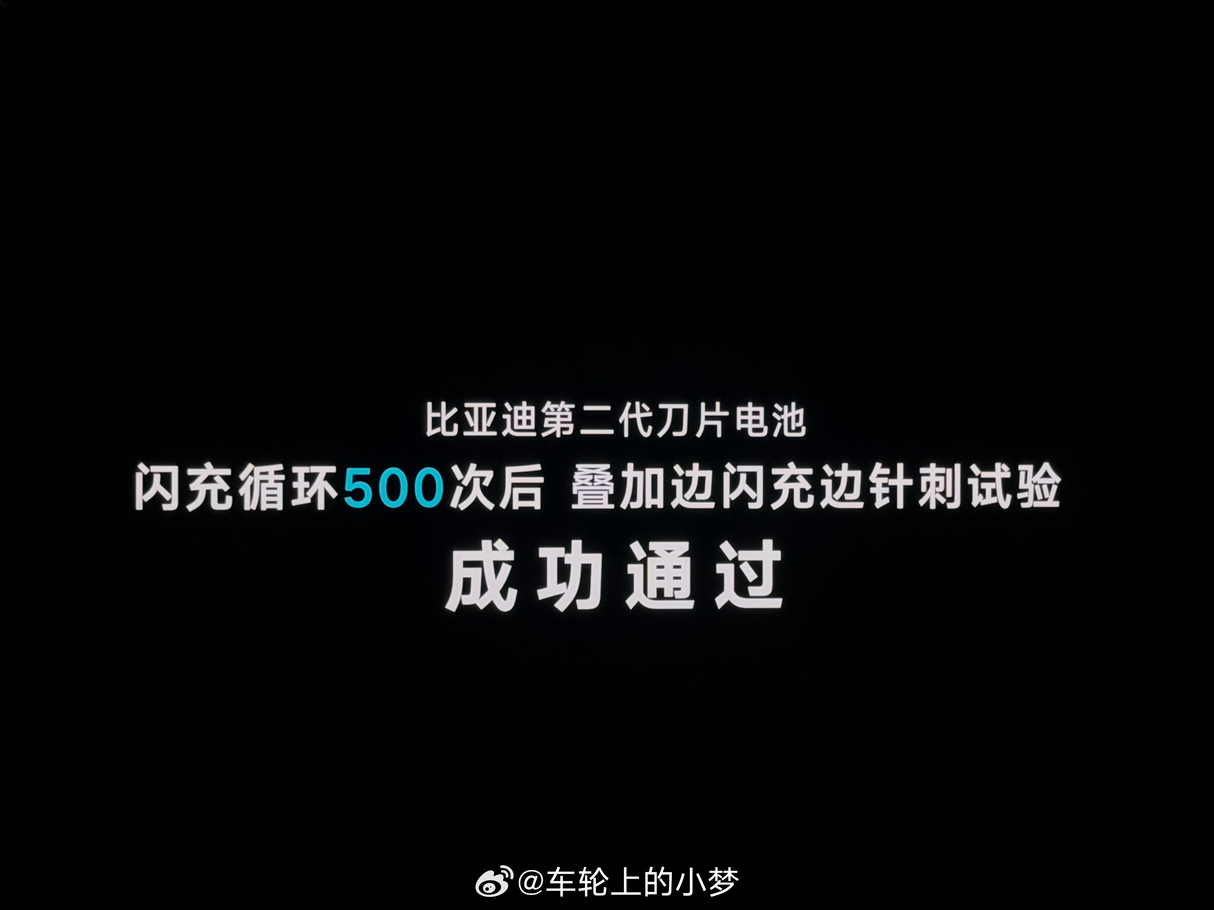 不是吧迪子，你是真敢啊！！！！边闪充边针刺，小梦听着就手捏一把汗比亚迪第二代刀片