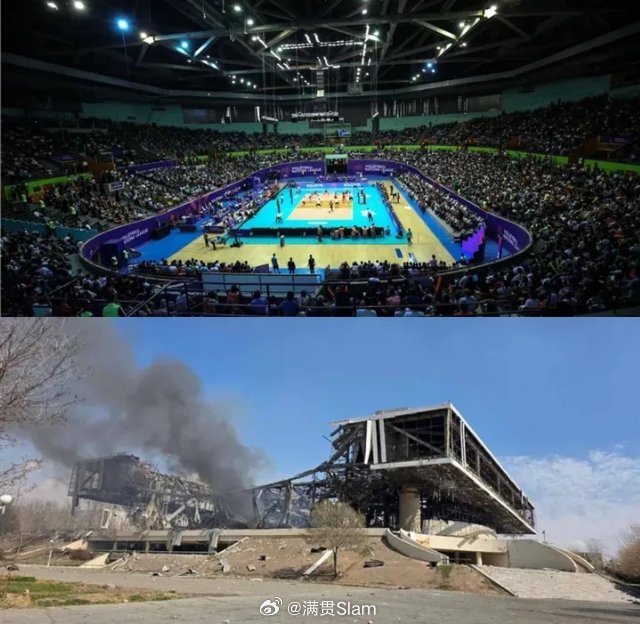 一所能容纳12,000人的伊朗体育馆在美国和以色列的联合袭击中被彻底摧毁。该体育