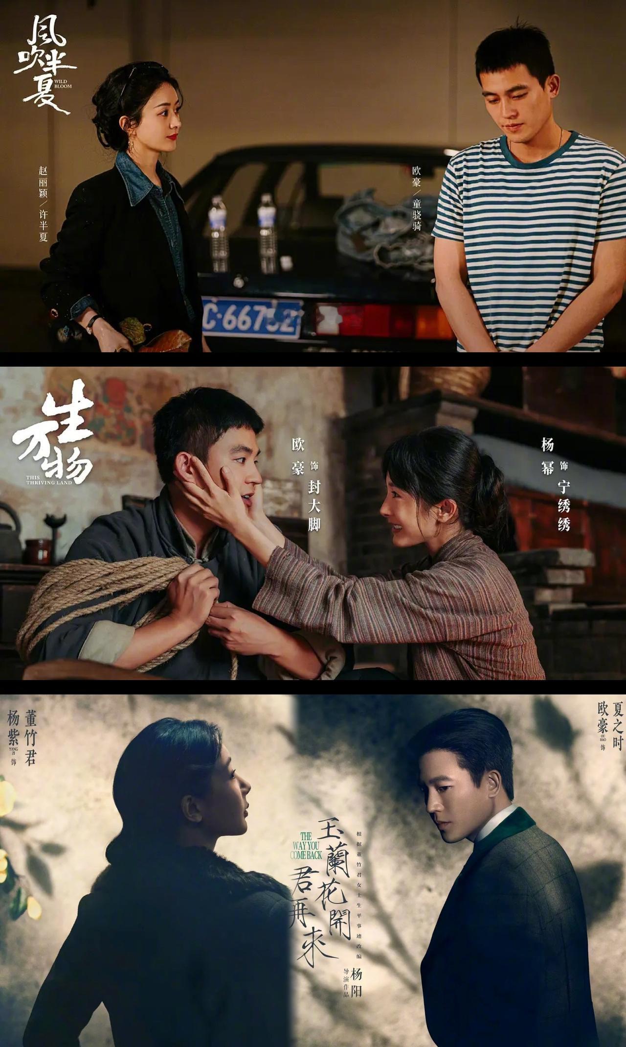 新剧《玉兰花开君再来》官宣欧豪出演男主，细数他近年作品，堪称“顶流花收割机”!