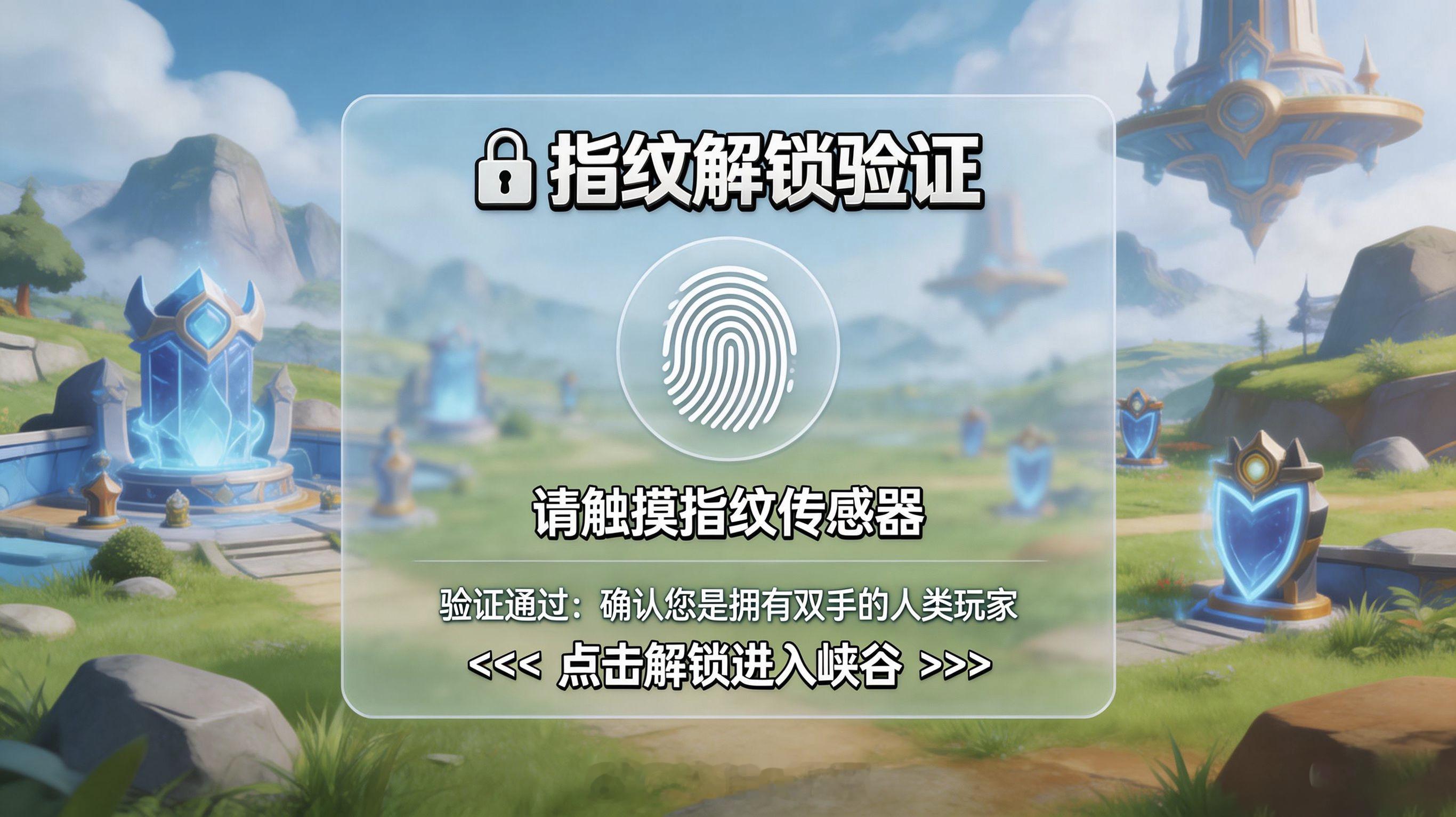 建议开局前放智力题和指纹解锁，确认下我的队友到底是人是鬼。王者荣耀 游戏日常