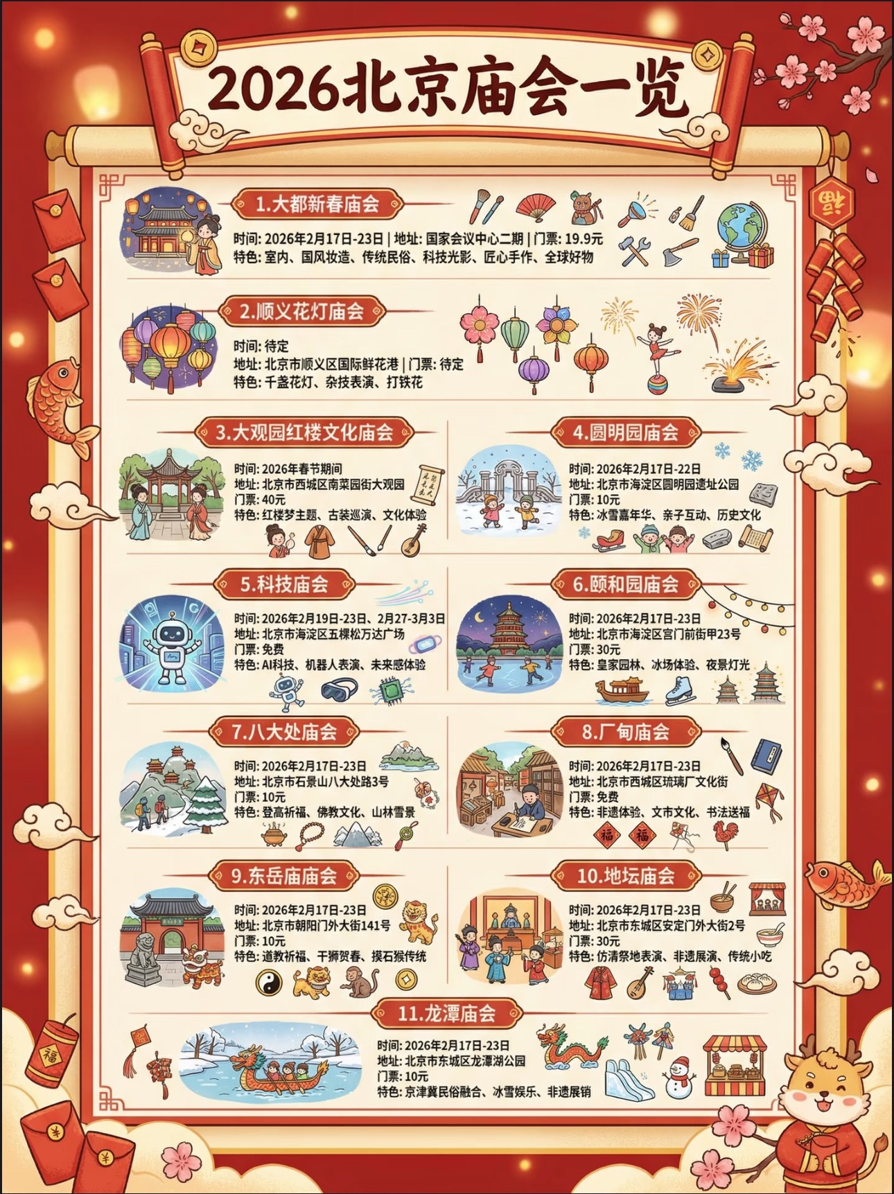 来北京过年吧今年过年不回家 准备去趟庙会