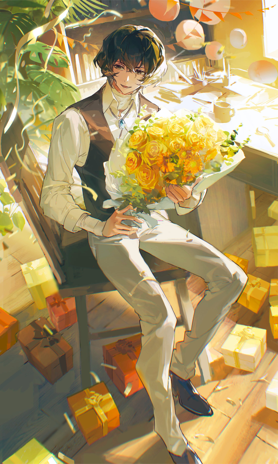 文豪野犬太宰治文豪野犬太宰治0619生日快乐🌹等到玫雨时节6月20日【01:0