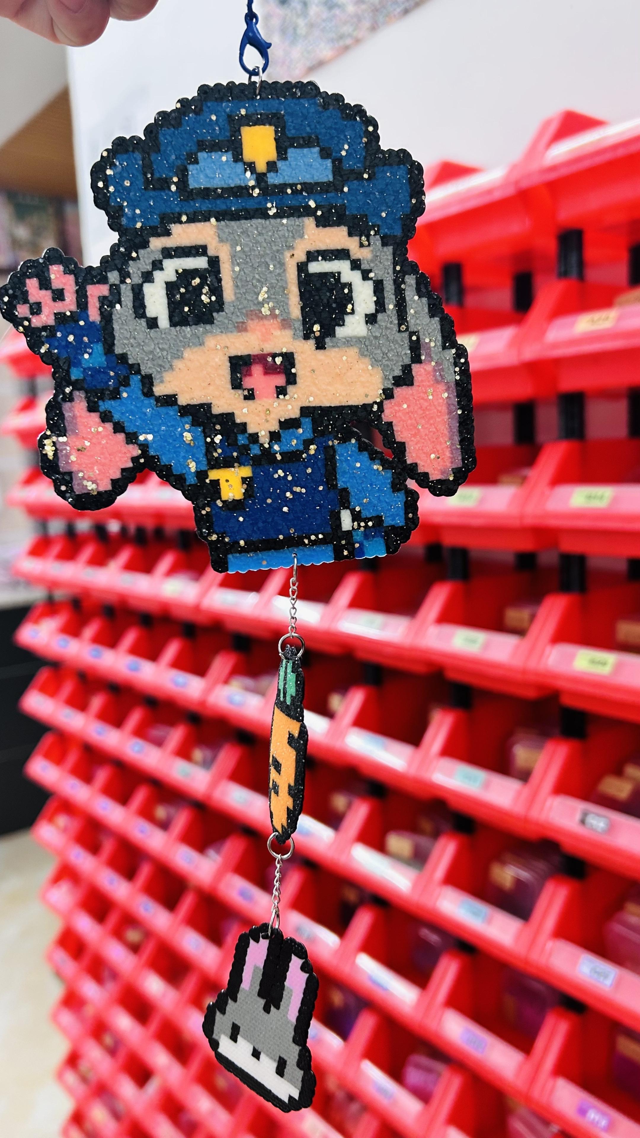 朱迪 尼克 永远的搭档 工作日25.9全天不限时拼豆，来店制作你的专属挂件吧！