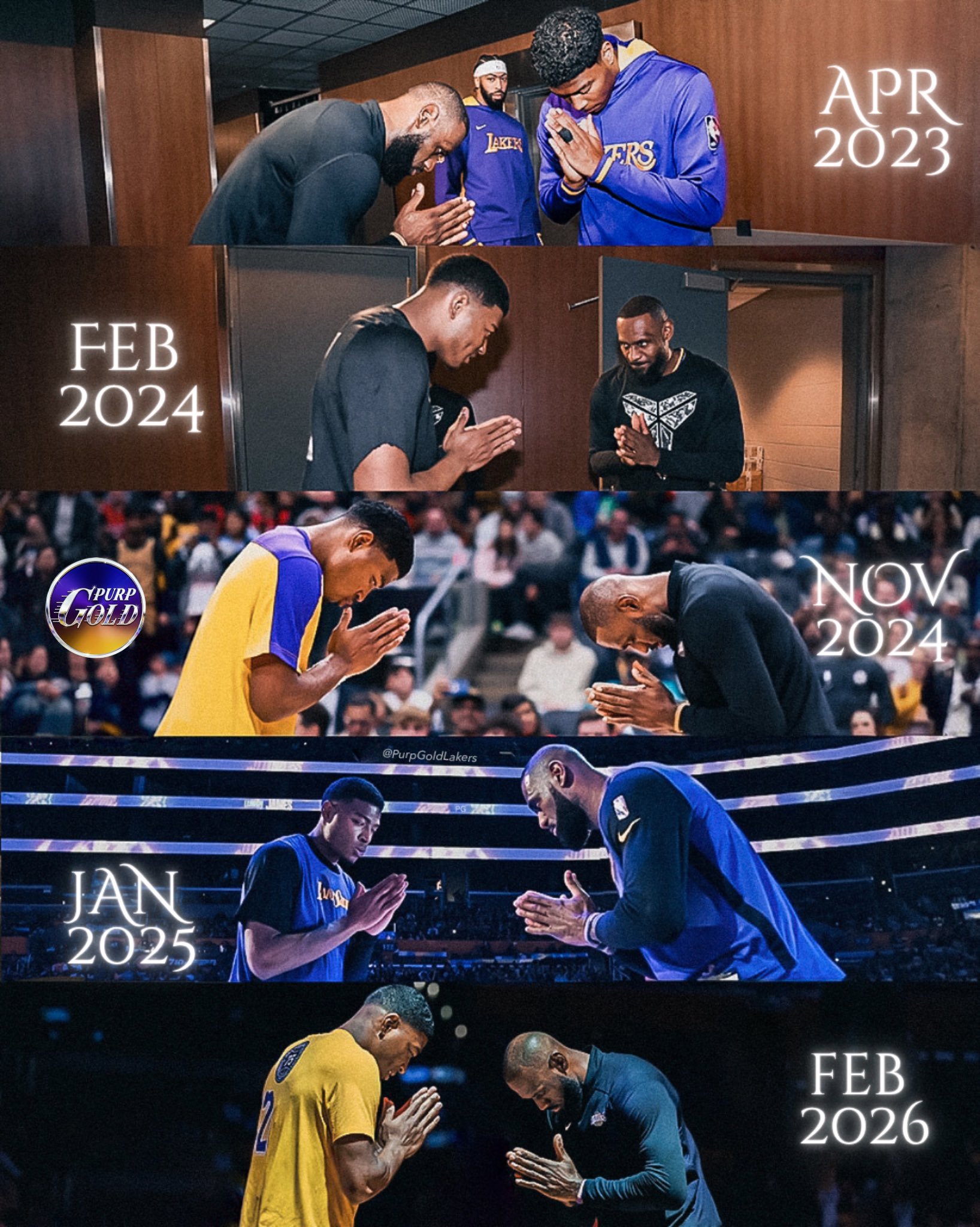 老詹和八村这些年的打招呼手势倒是非常统一🙏🏾 