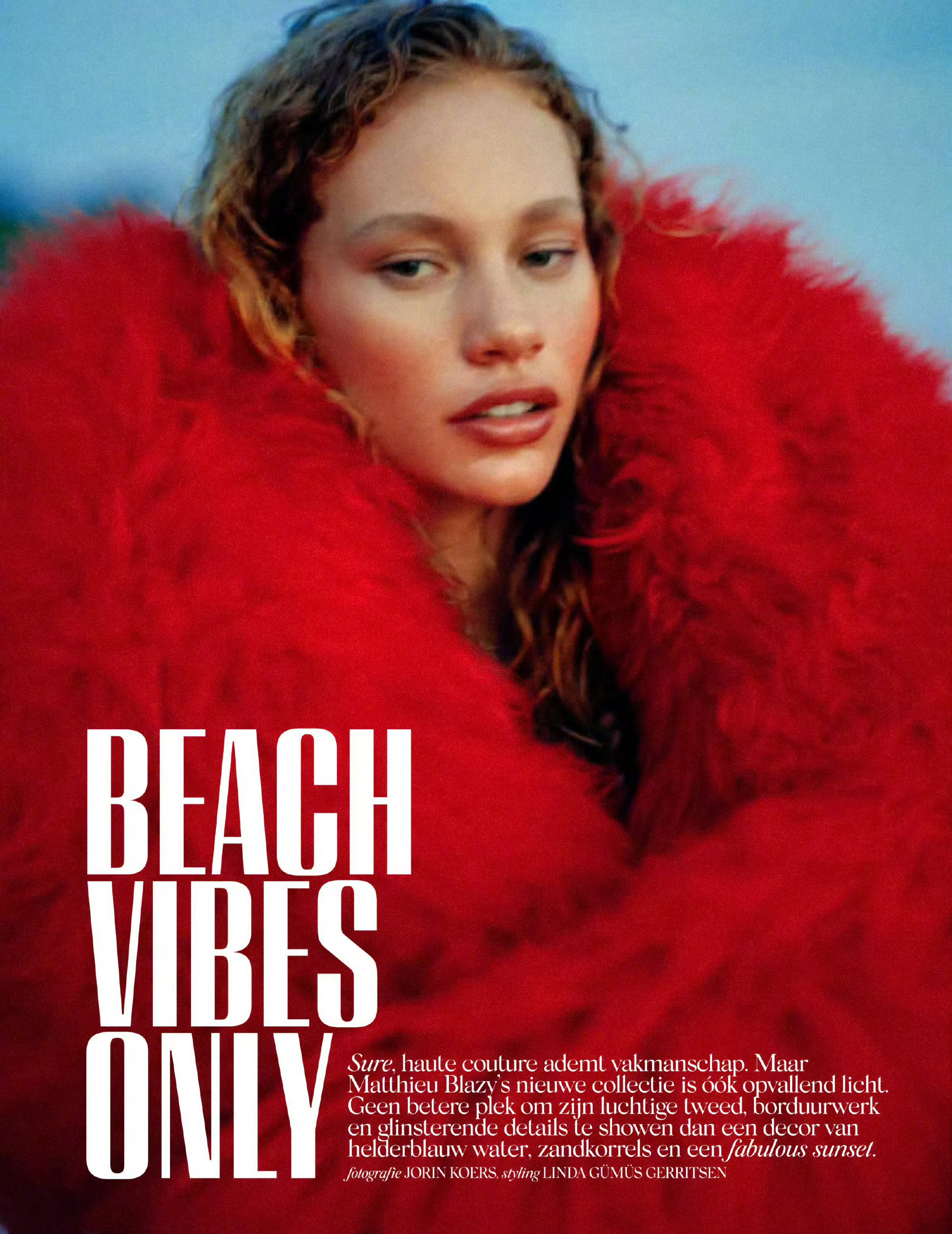 Vogue荷兰版7/8双月刊，Jorin Koers掌镜，Tess Carter
