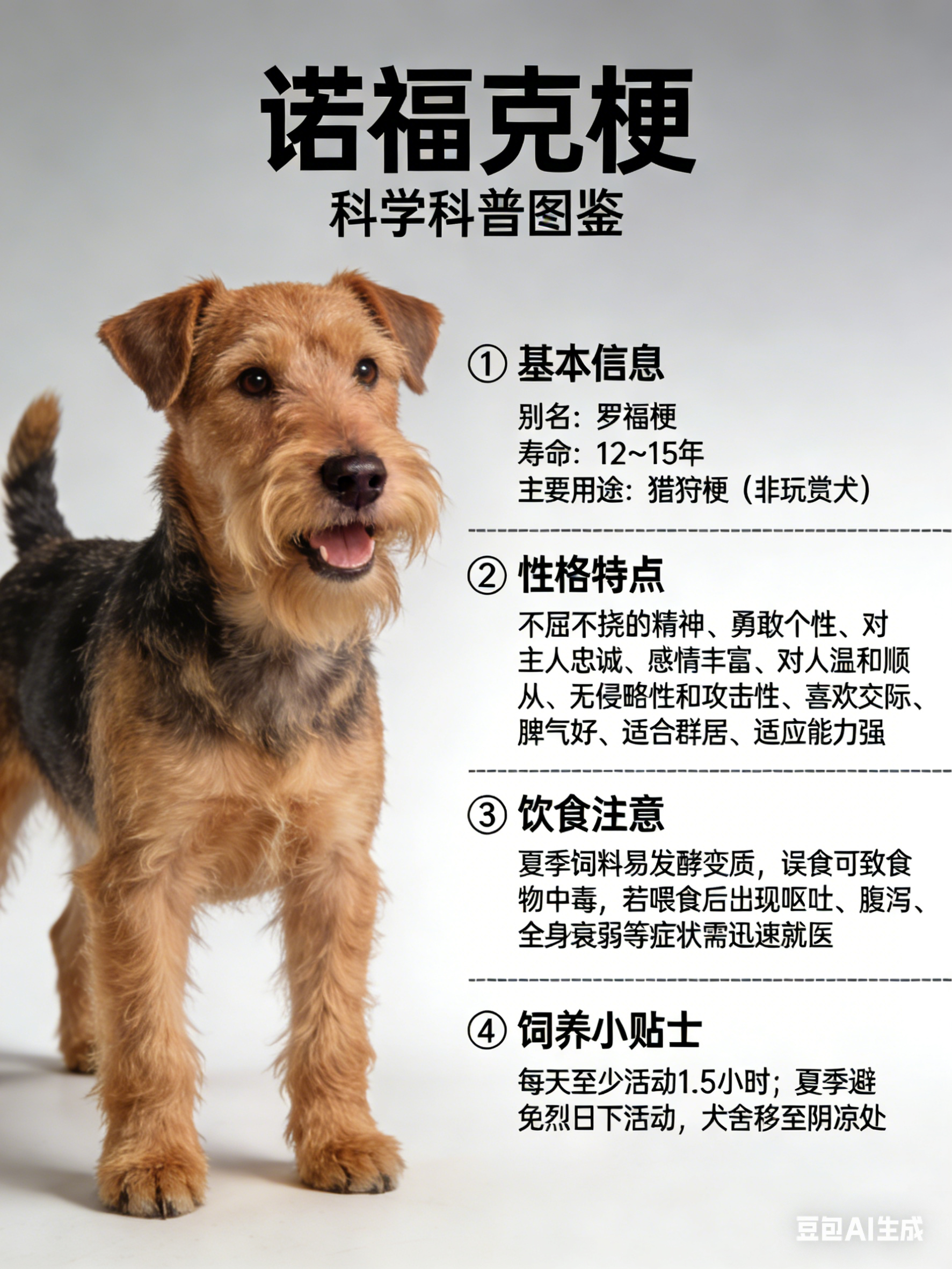 我AI的动物 诺福克梗别名：罗福梗寿命：12～15年主要用途：梗犬诺福克梗不是玩