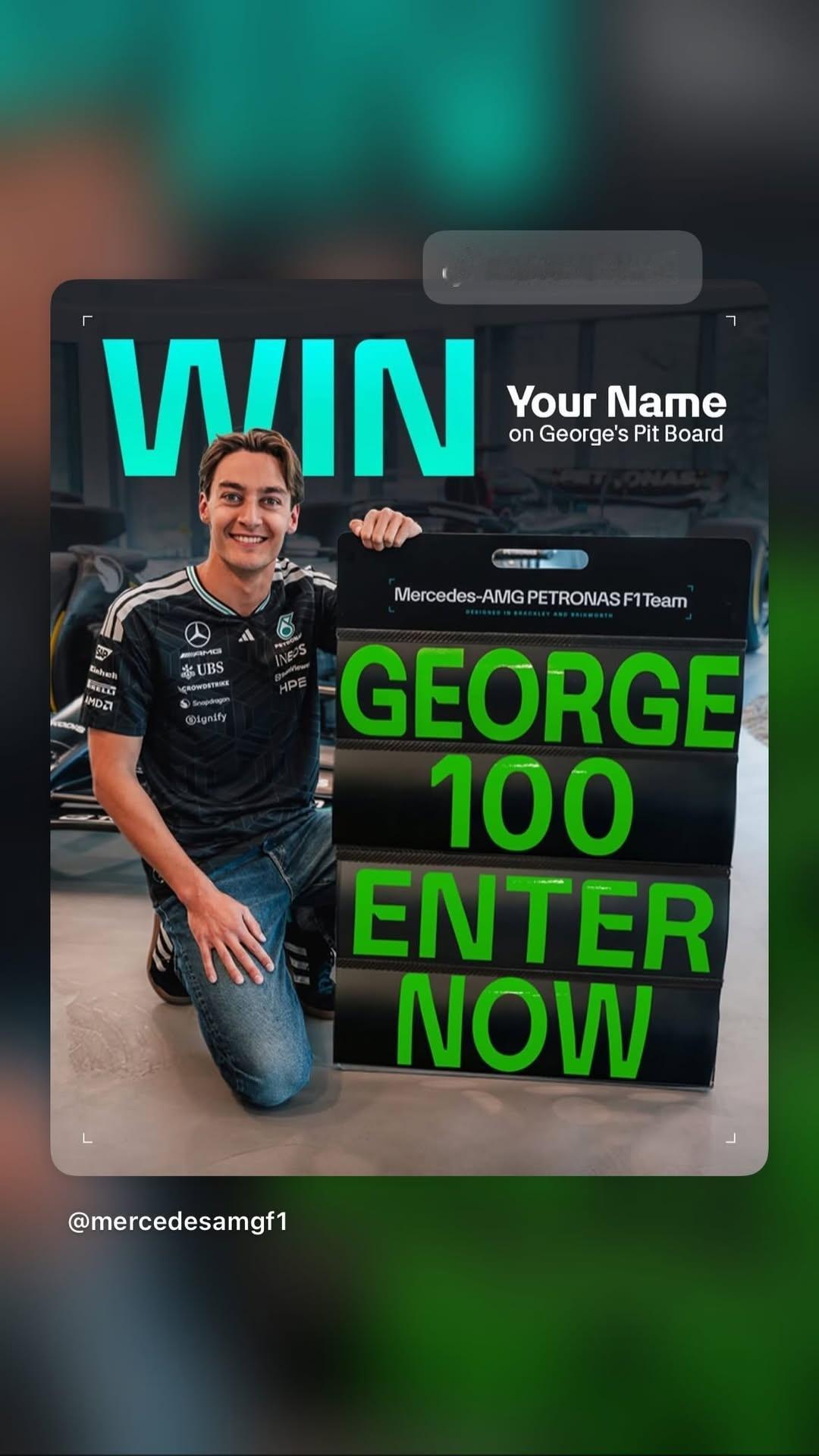 乔治拉塞尔 🩵 GR63消息速递georgerussell63发布快拍一则f1