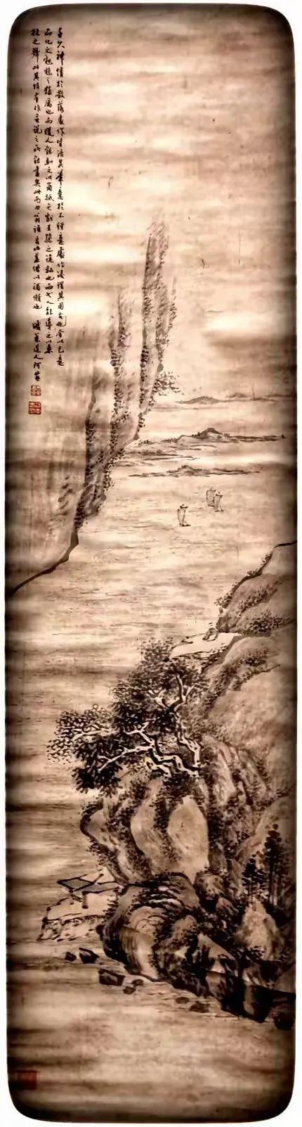 《远浦归舟图》广东番禺瑶头·蒙而著作品 广州艺术博物院藏
《远浦归舟图》 蒙而著