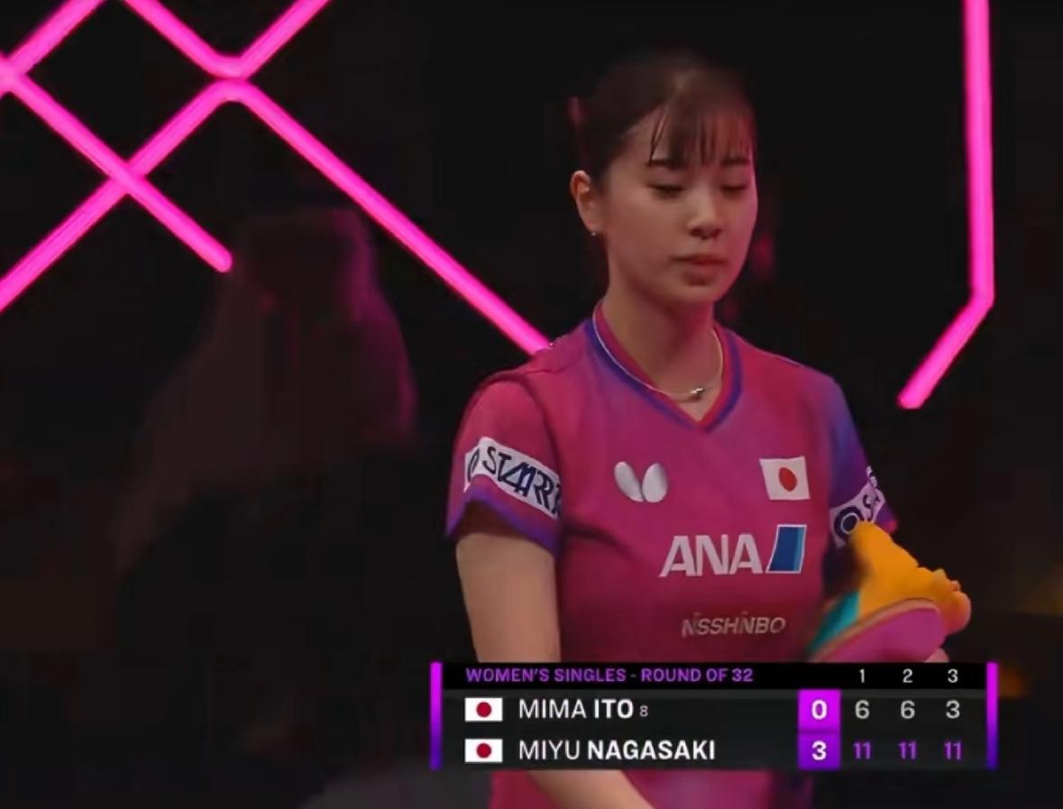 没想到伊藤美诚再输长崎美柚—多哈冠军赛一轮游
2026多哈冠军赛，
首轮比赛中，