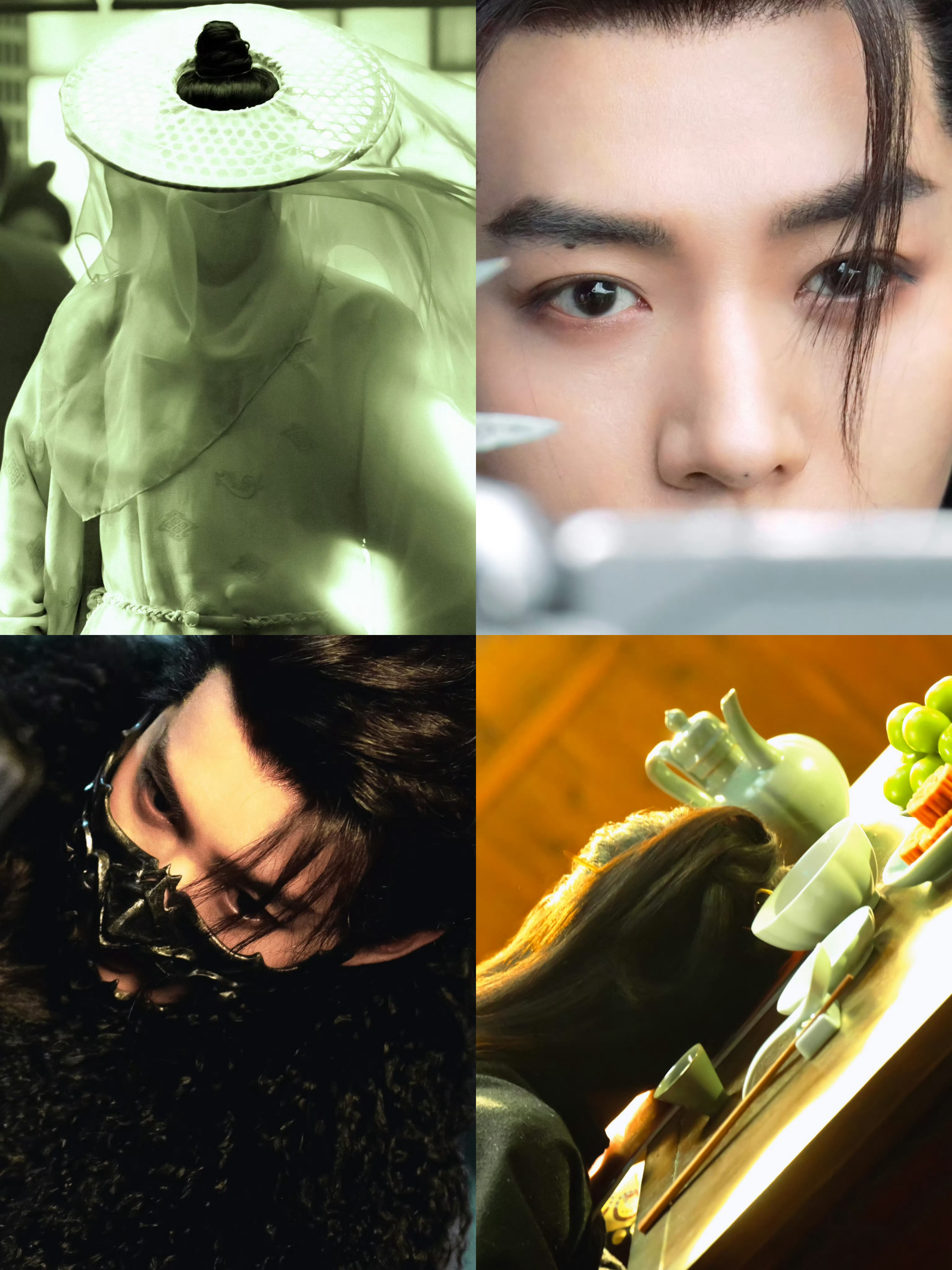 藏心于谋 藏锋于骨 冰山下藏着烈火 我们戈止的眼神就这么有故事感～ 