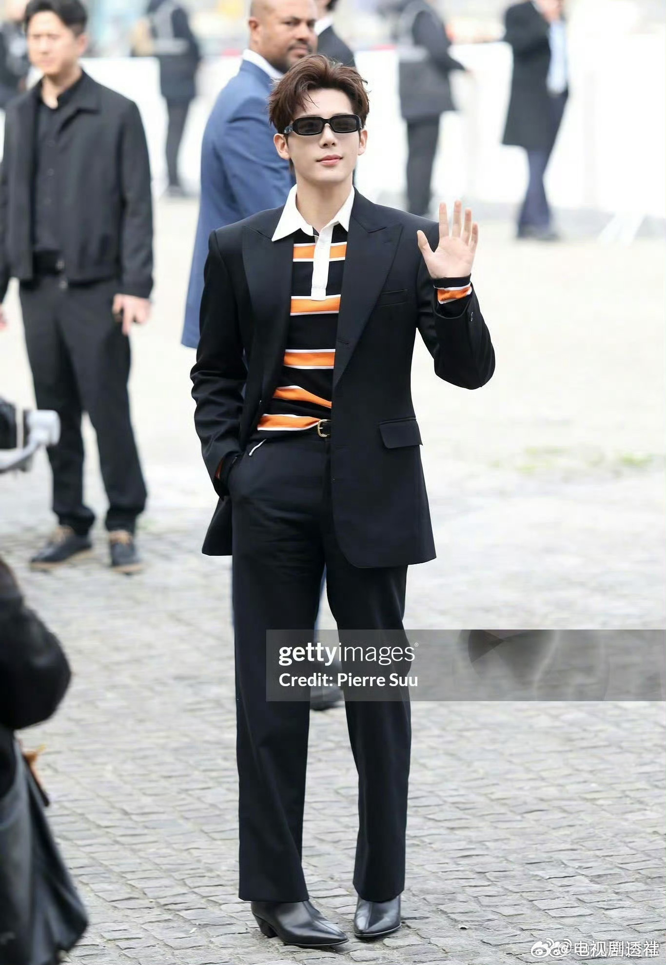 男明星时装周外网生图肖战 王一博 陈飞宇 王安宇 展轩 李昀锐 曾舜晞 张康乐T
