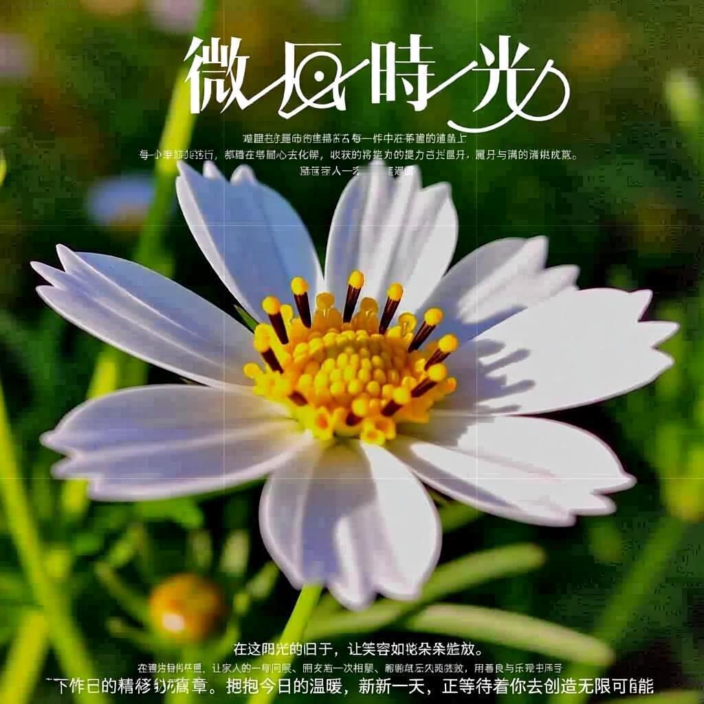 在这崭新的时光里，微风轻拂，似在耳边低语，传递着生活的小确幸。每一步前行，都踏在