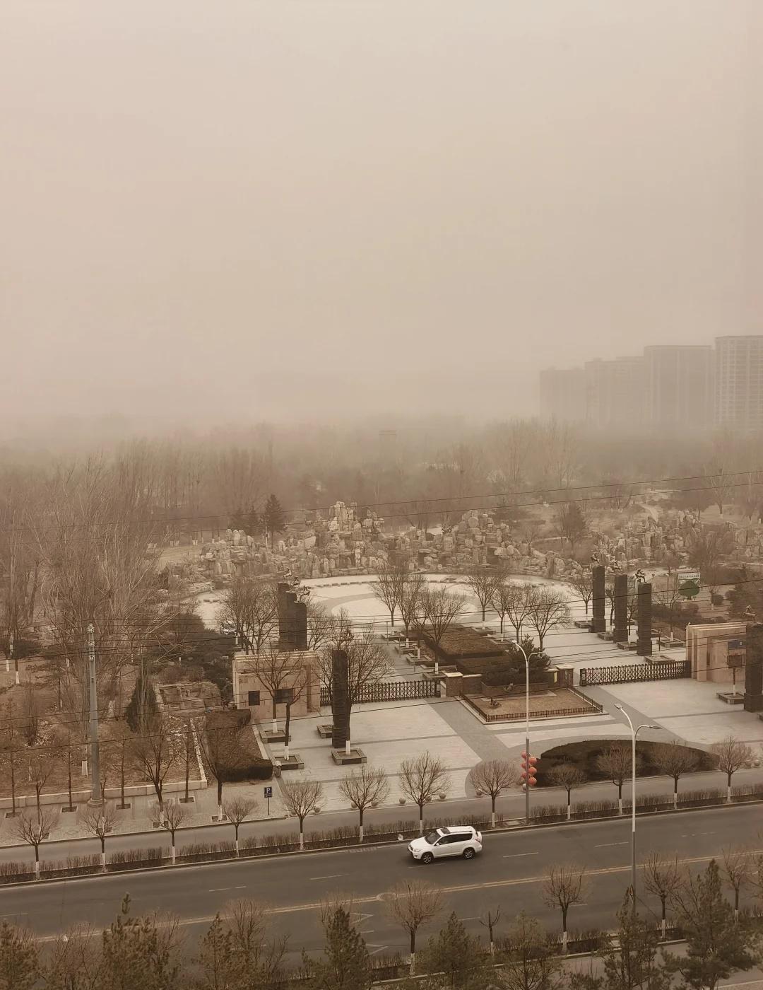 一觉起来被窗外沙尘暴吓死
let's 绷个脚背压压惊
	
话说今年包头这沙尘暴来