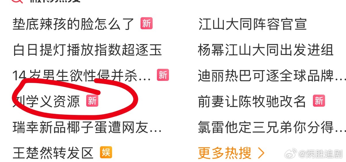 刘学义资源怎么突然这么好了！好多年了他一直都很没存在感的 