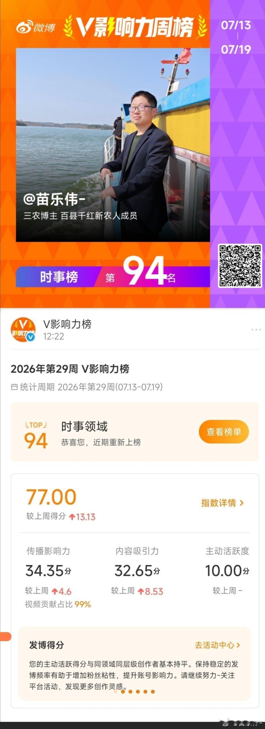 29周时事榜前100，首次入选啊京山
