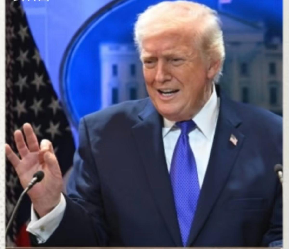 果然就是三板斧的本事，才打一周就坚持不住了。特朗普昨天对以色列媒体说，他将在“适