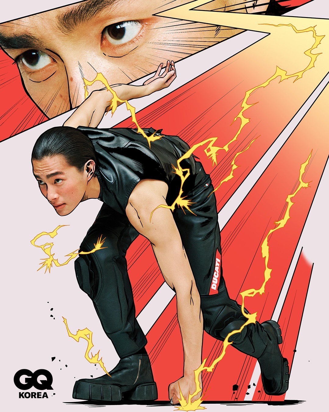 韩版GQ的漫画形式男装时装片 
