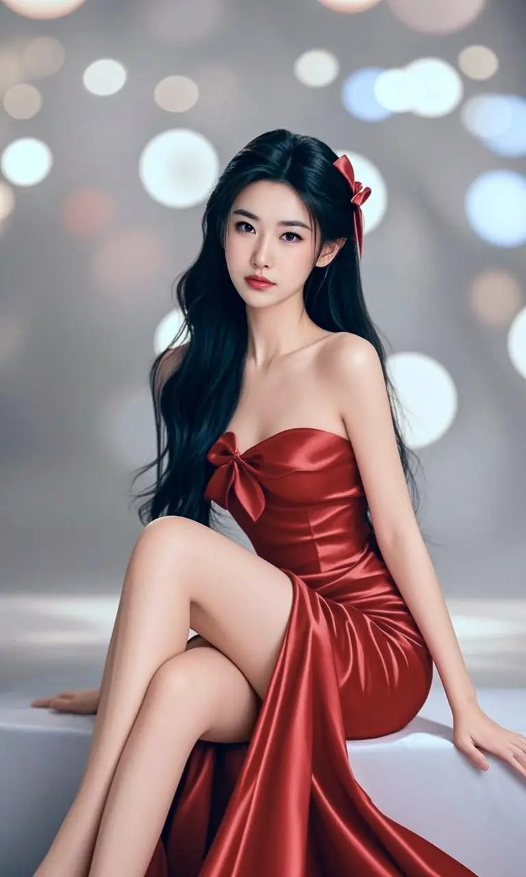 AI红裙雅韵