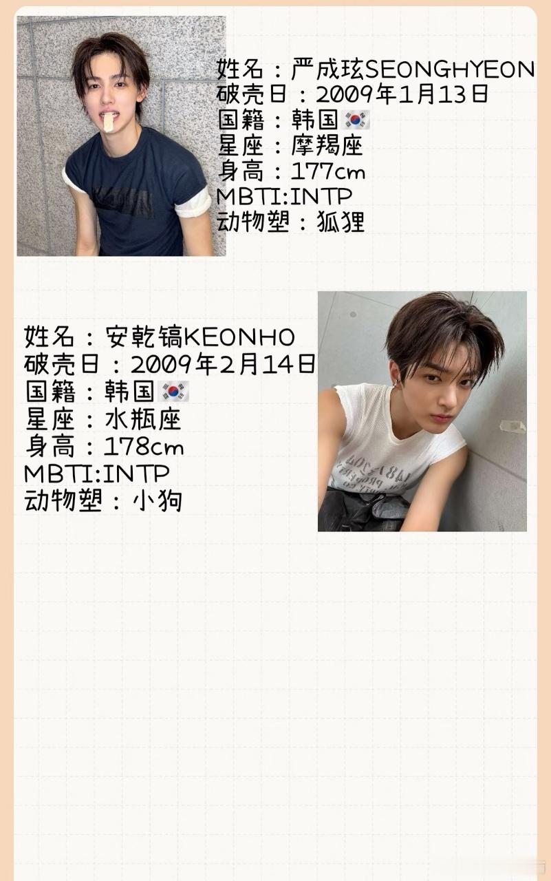 严成玹安乾镐张桂源张函瑞同龄 抛开颜值不谈，气质画风割裂，也是大家不敢相信同龄的