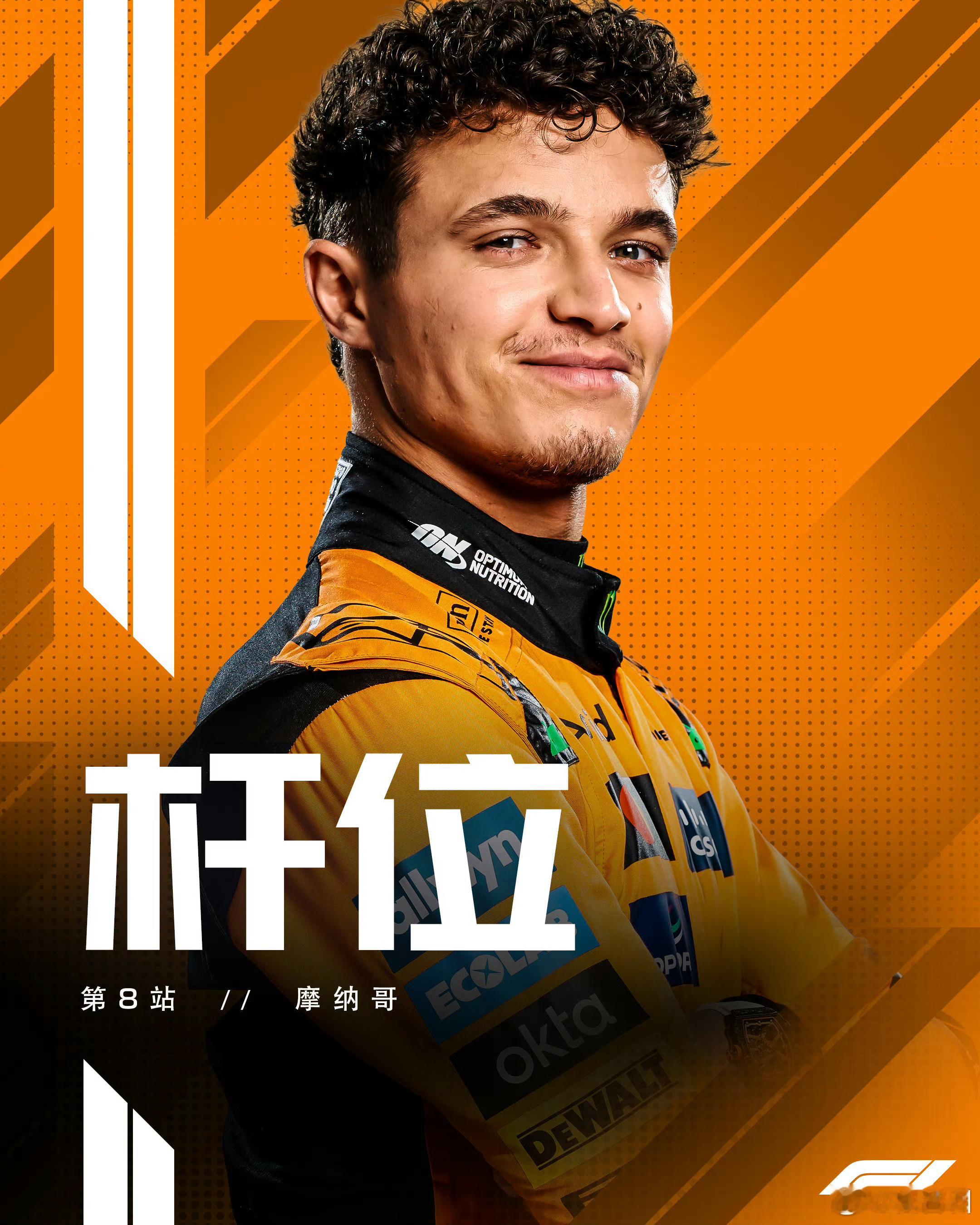 2025F1摩纳哥大奖赛Pole to Win，诺里斯压力实在是够大，不容易啊。