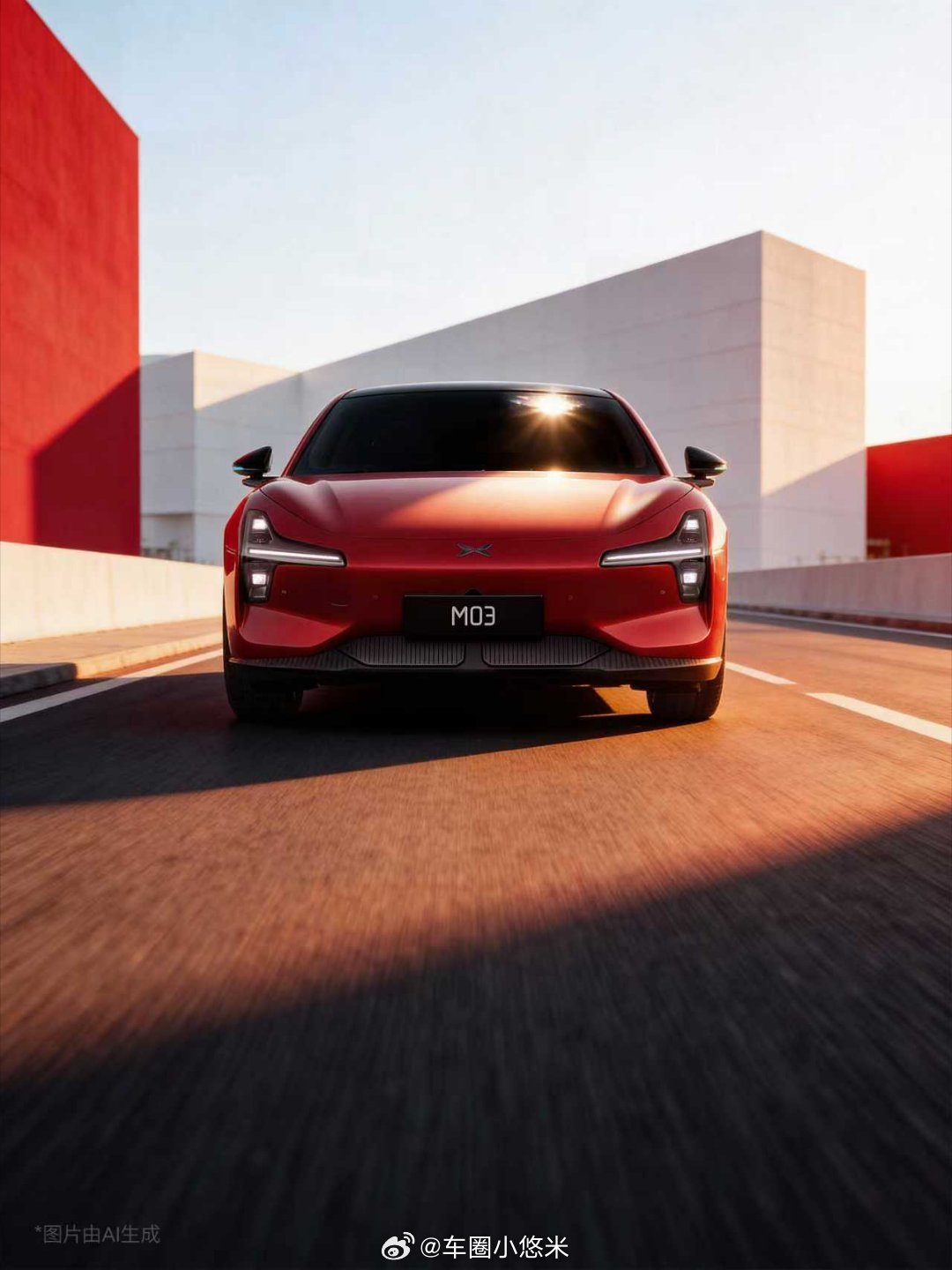 新年焕新色，小鹏MONA官方改色「车厘子红」即将上线！自带高级感的深邃红调，配合