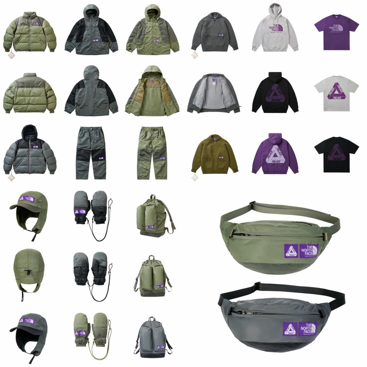 PALACE SKATEBOARDS x THE NORTH FACE PURP