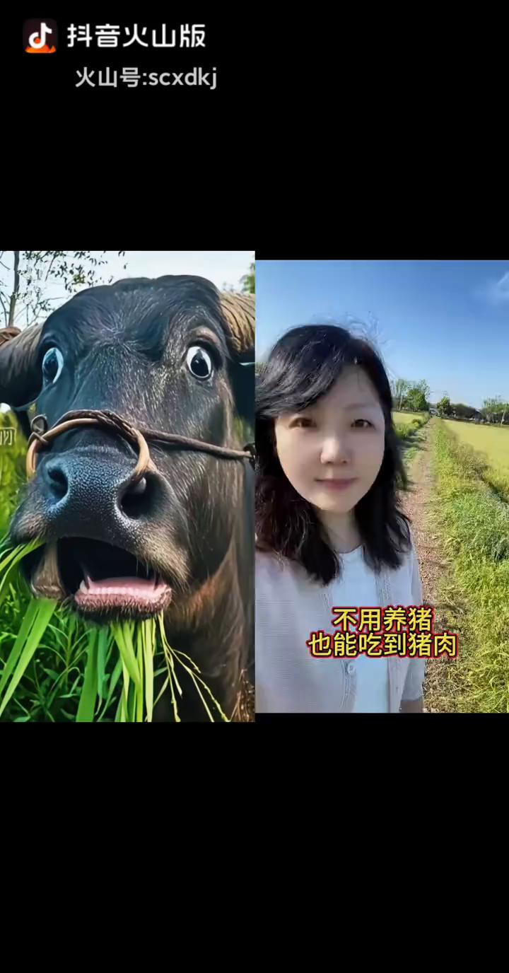 不用养猪也能吃到猪肉。
今天这条视频肯定会完全颠覆大家的想象。平常吃猪肉，大家都