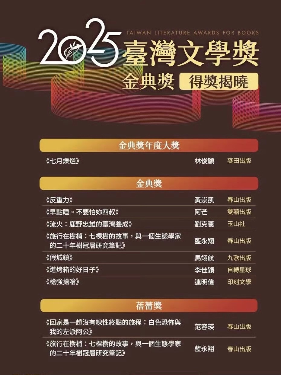 2025台湾文学 ​​​