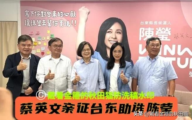 退而不休亲征台东！
蔡英文接任陈莹竞选总部主任委员、刘櫂豪屈就总干事，绿营在台东
