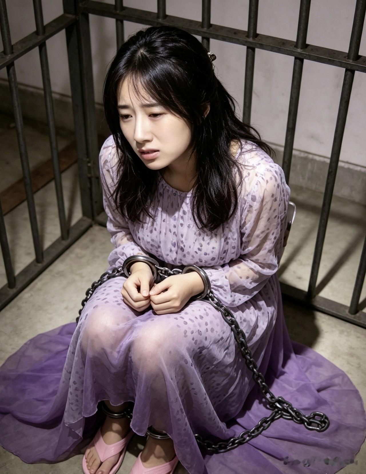 莫教红杏越墙开，一错铸成万事哀。
刑狱深深身被锁，再无芳影伴妆台。