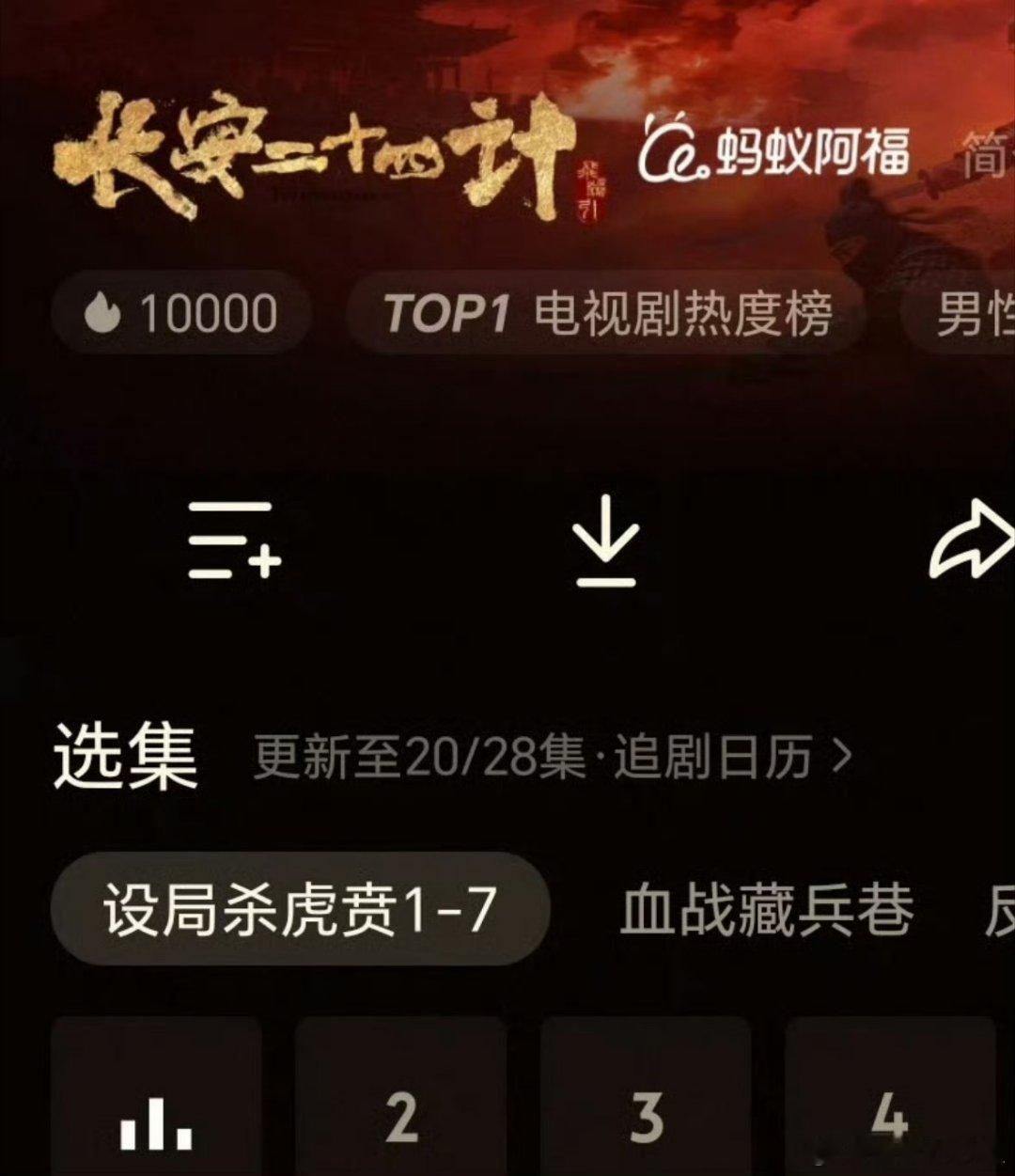 沃趣牛啊，在星光大赏热闹里成毅的《长安二十四计》热度破万了