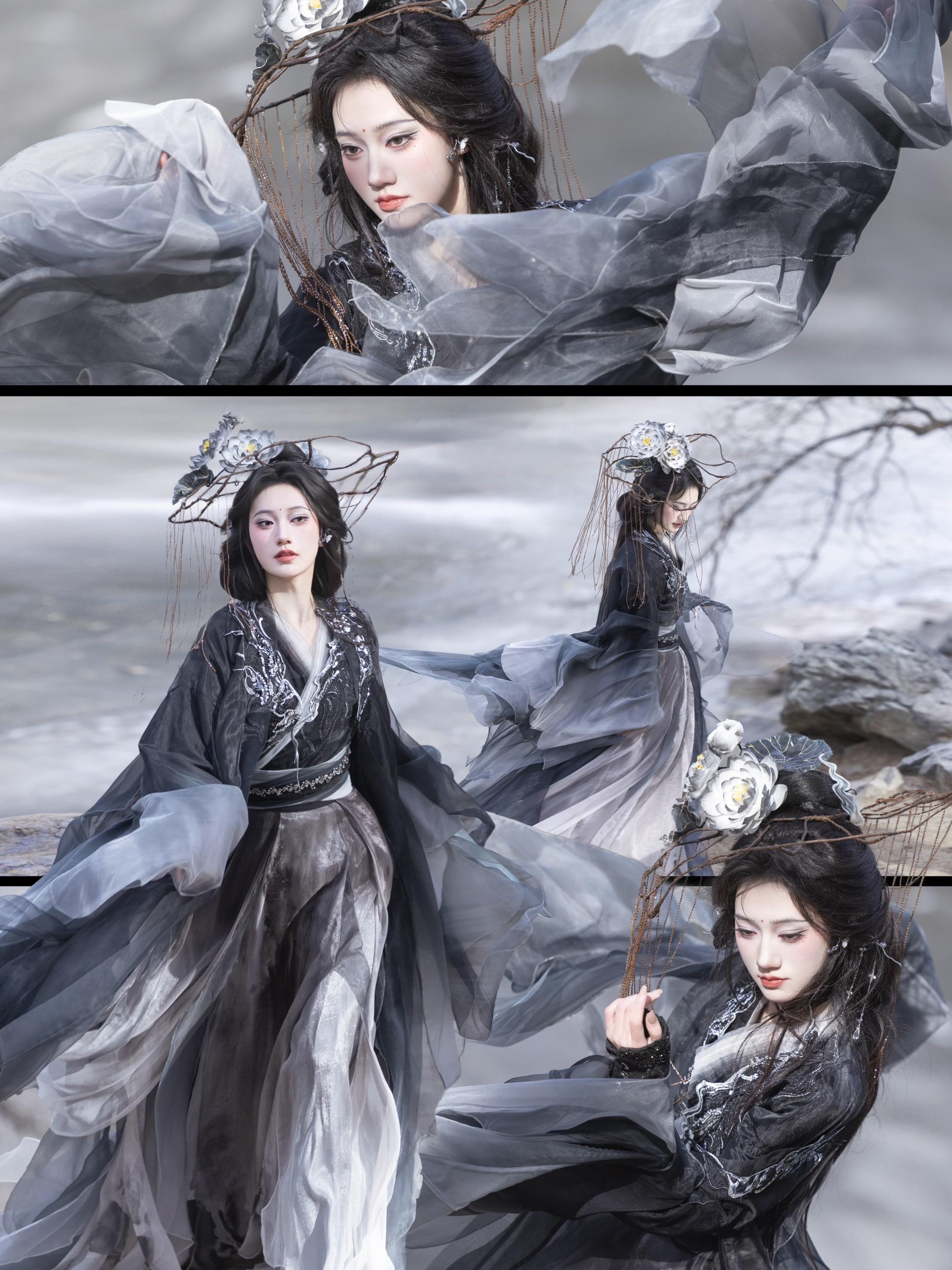 ‘ 淡墨青山 ’水墨色真的很香～