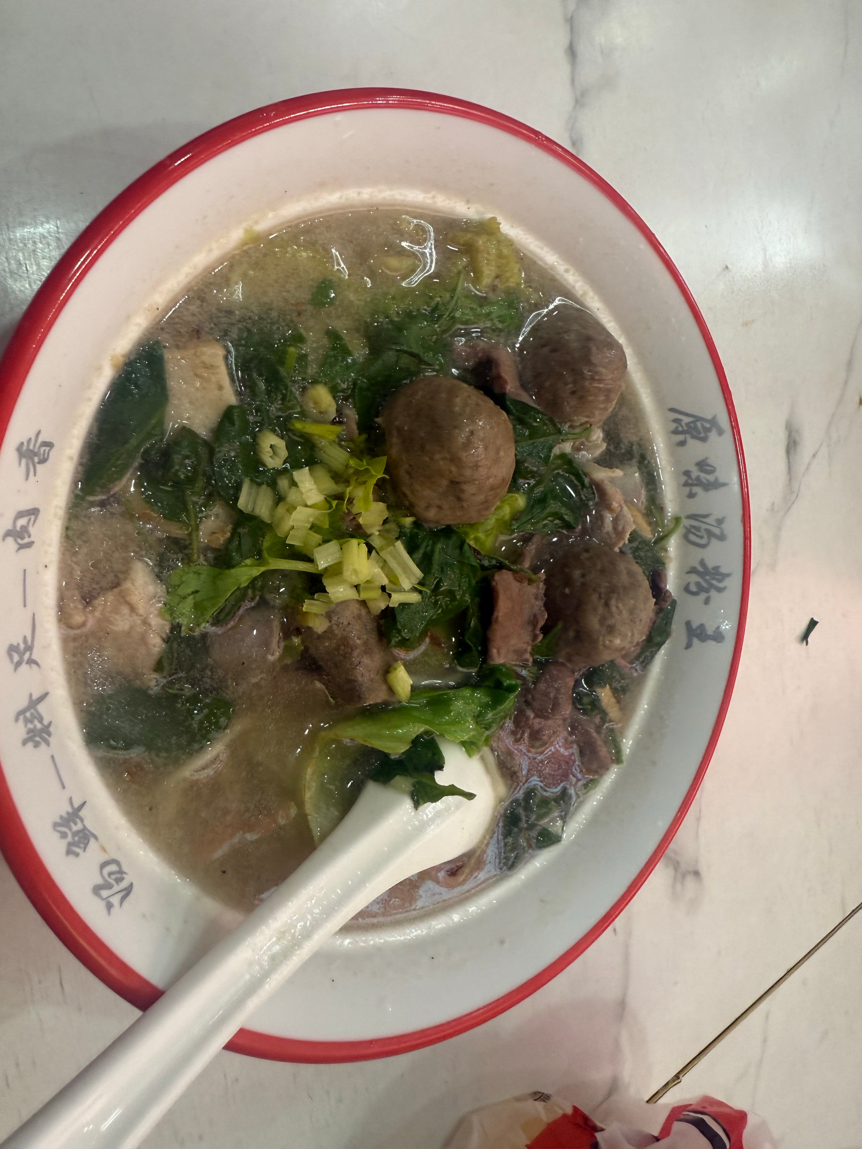 日常日常生活分享 失望！广东做潮汕粉的牛肉丸居然用预制的。我真服了把别人赶走之后