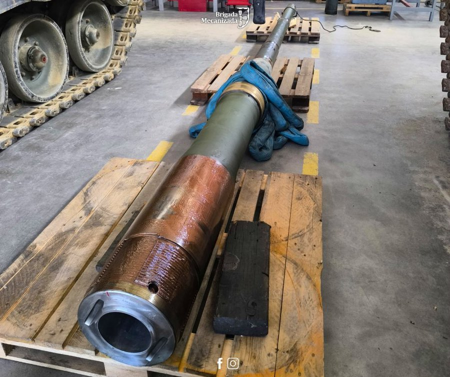 每天认识一件兵器 从葡萄牙豹2A6坦克上拆卸下来的莱茵金属L55 120毫米炮管