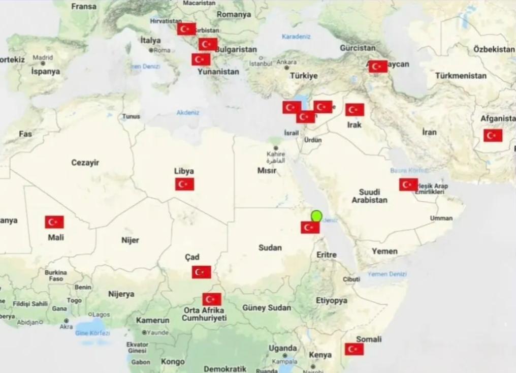 想不到吧，土耳其竟然是全球拥有海外军事基地数量第二多的国家，仅次于美国。到目前为