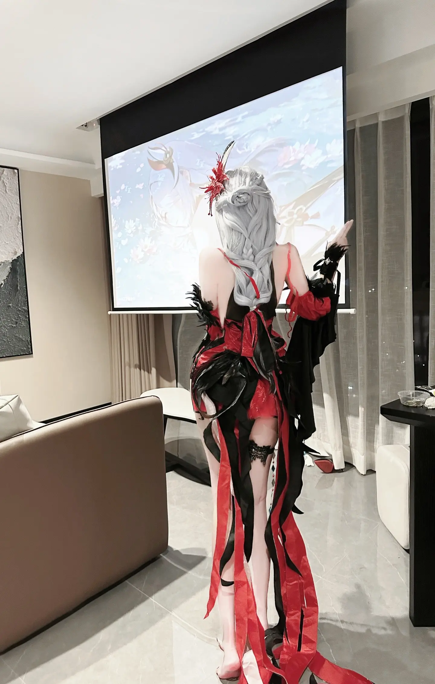 红绳系君恩 cos试衣