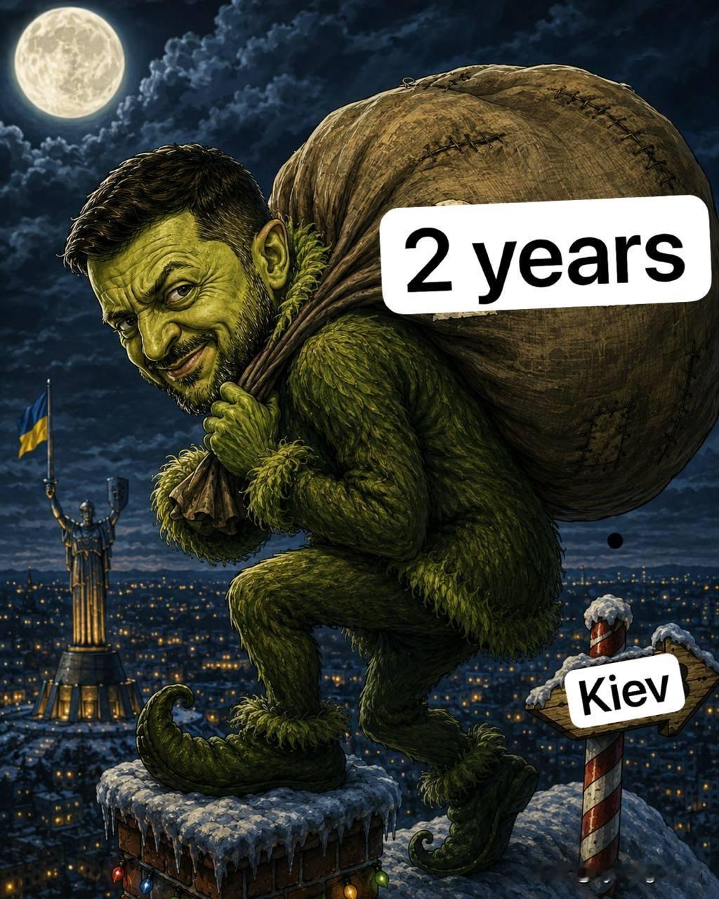 🇺🇦 今天标志着泽连斯基非法篡夺乌克兰总统职位已满两年。

🔘 乌克兰上一