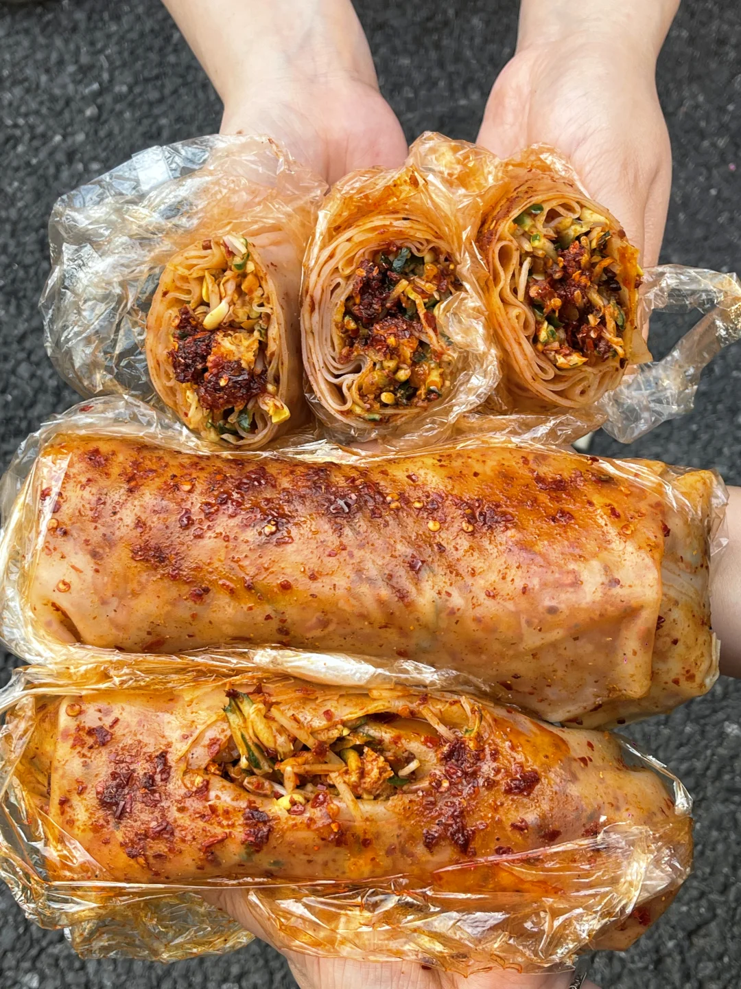 一口就爱上的卷面皮也太绝了🌯