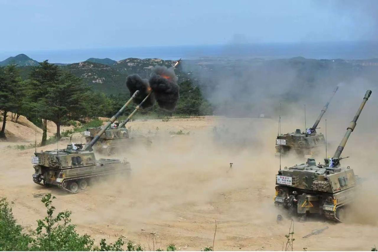 越南南海填岛狂飙，2.5亿美元采购20门韩国K-9：炮口全部指向北方！越南正在有