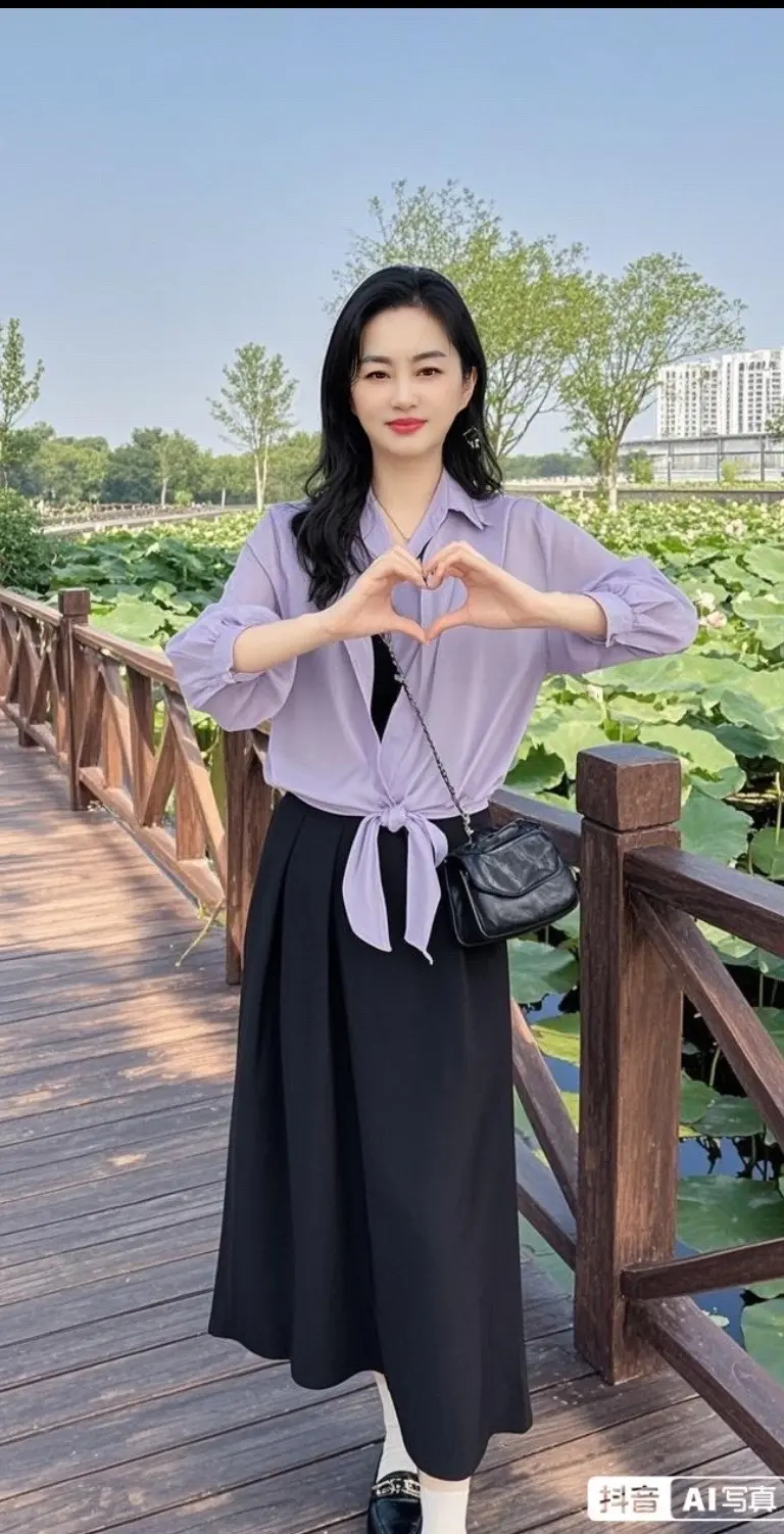 穿搭 紫色防晒衣 夏日必备