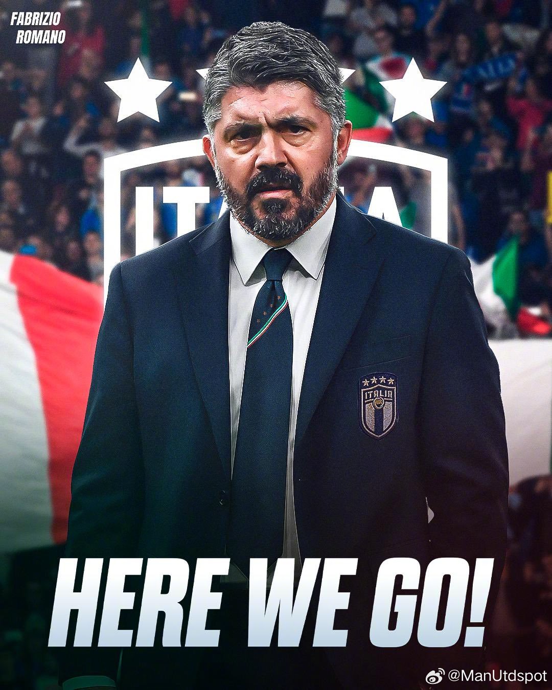 🇮🇹Romano：加图索将成为意大利国家队新任主帅，Here we go！他