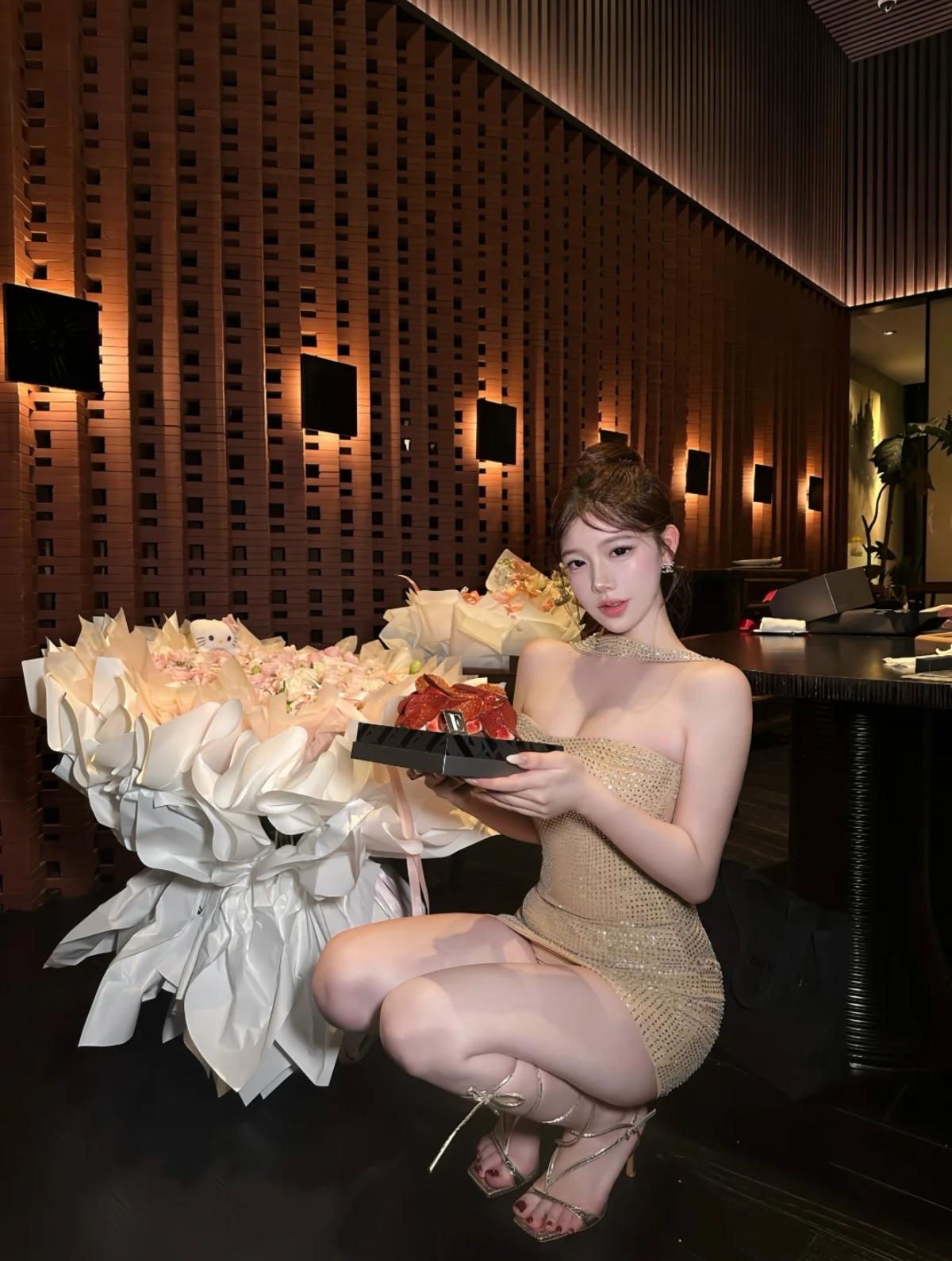 优雅女神，花海中的惊喜礼物