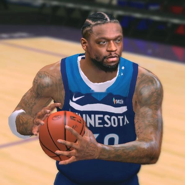 2K14 朱利叶斯-兰德尔 面补(braids) 