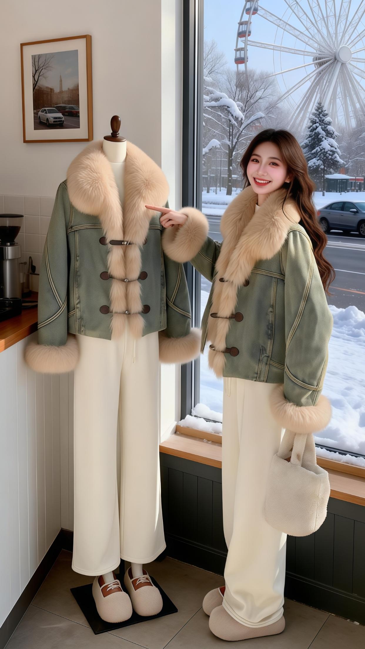 冬季必备 气质穿搭 名媛气质 复古穿搭 气质女神穿搭