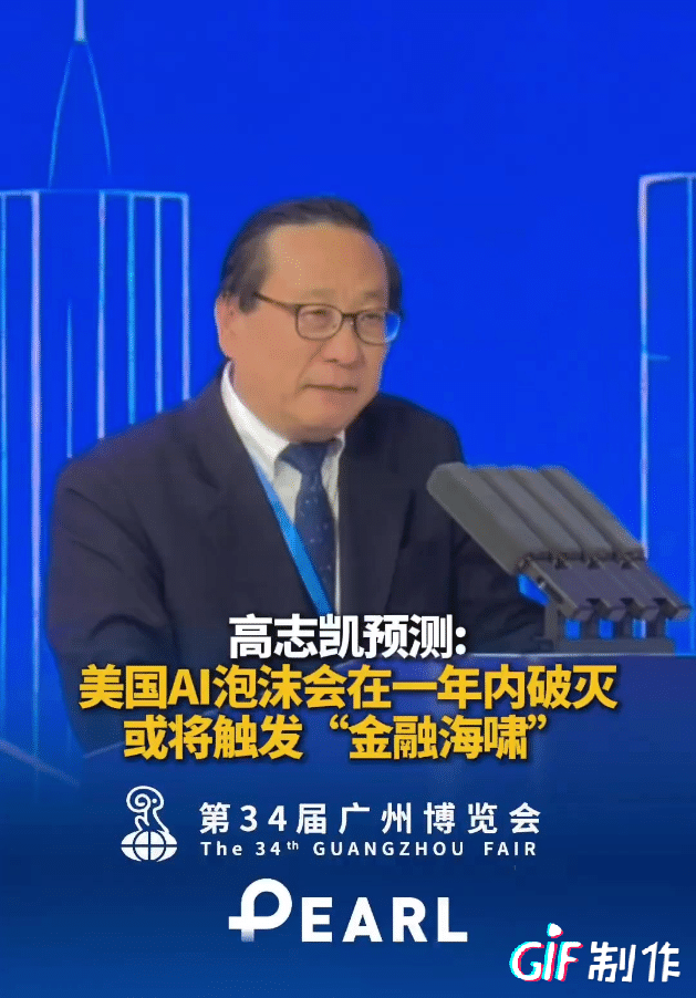 高志凯预言全球性经济危机很快就会来临，引发此次金融危机的是美国AI泡沫破裂后的一
